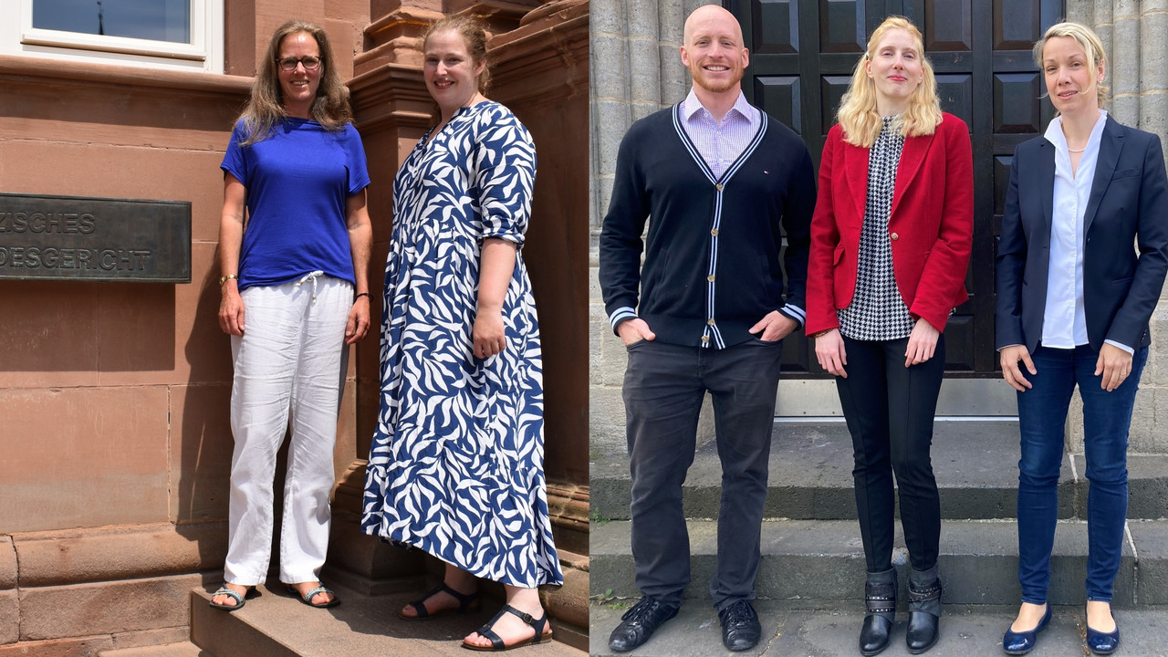 v.l.n.r. Emily Jones, Dr. Sabrina Balz, Mats Becker, Anne-Marie Borgosz und Dr. Kathrin Lang